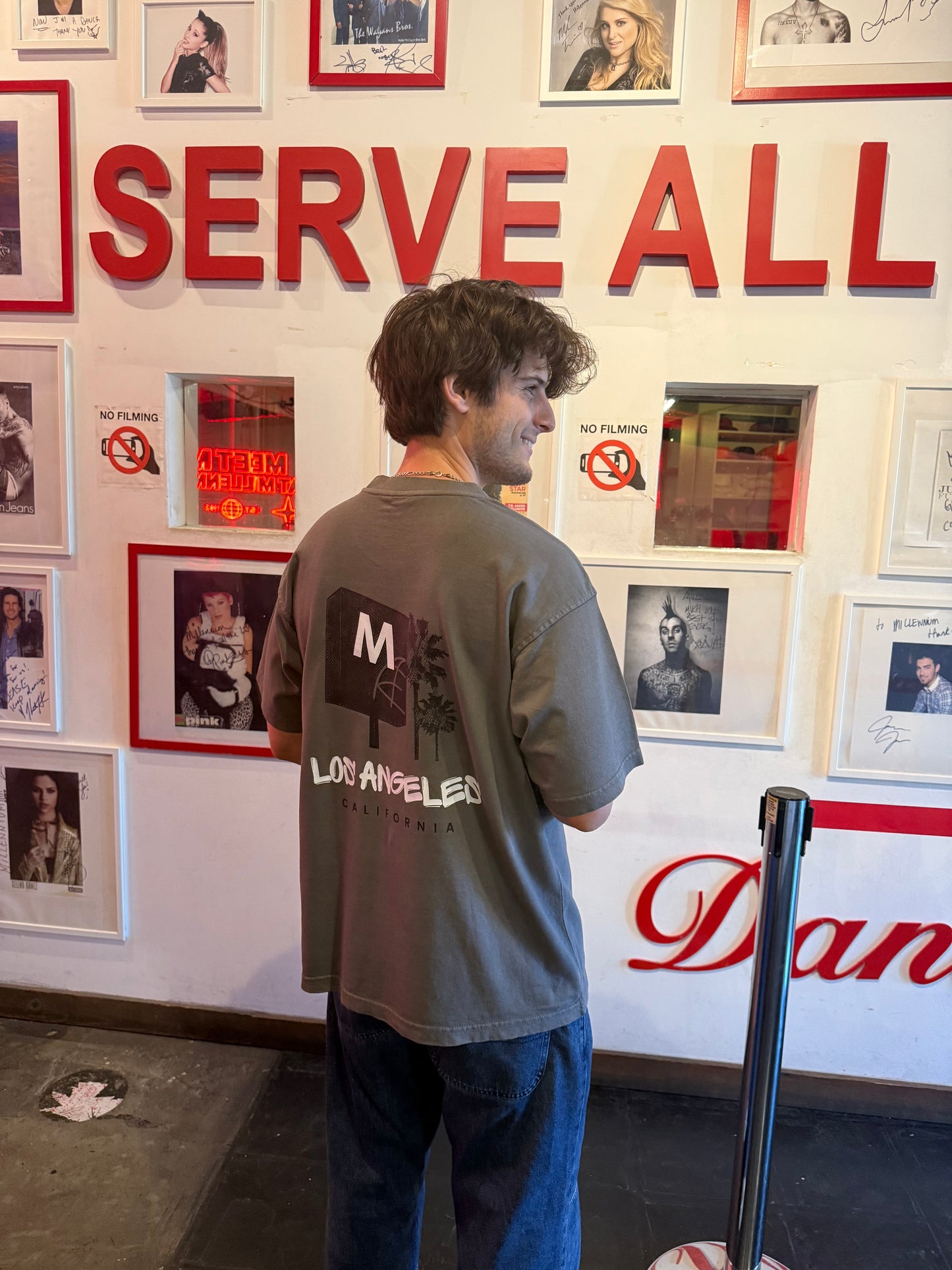 Millennium Palm Tee - (Gray)