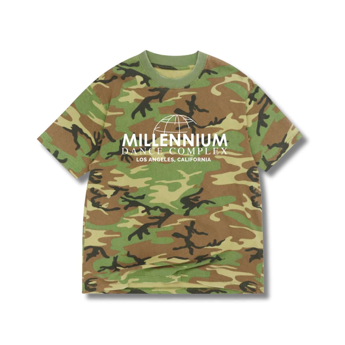 Vintage Camo Oversized Box Tee – OG Millennium Logo