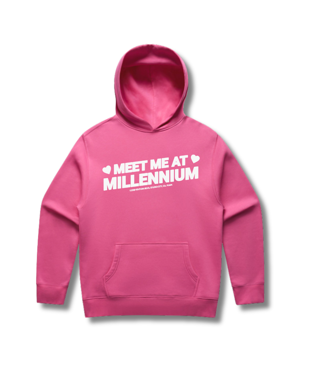 MEET ME AT MILLENNIUM HEART RELAXED HOODIE