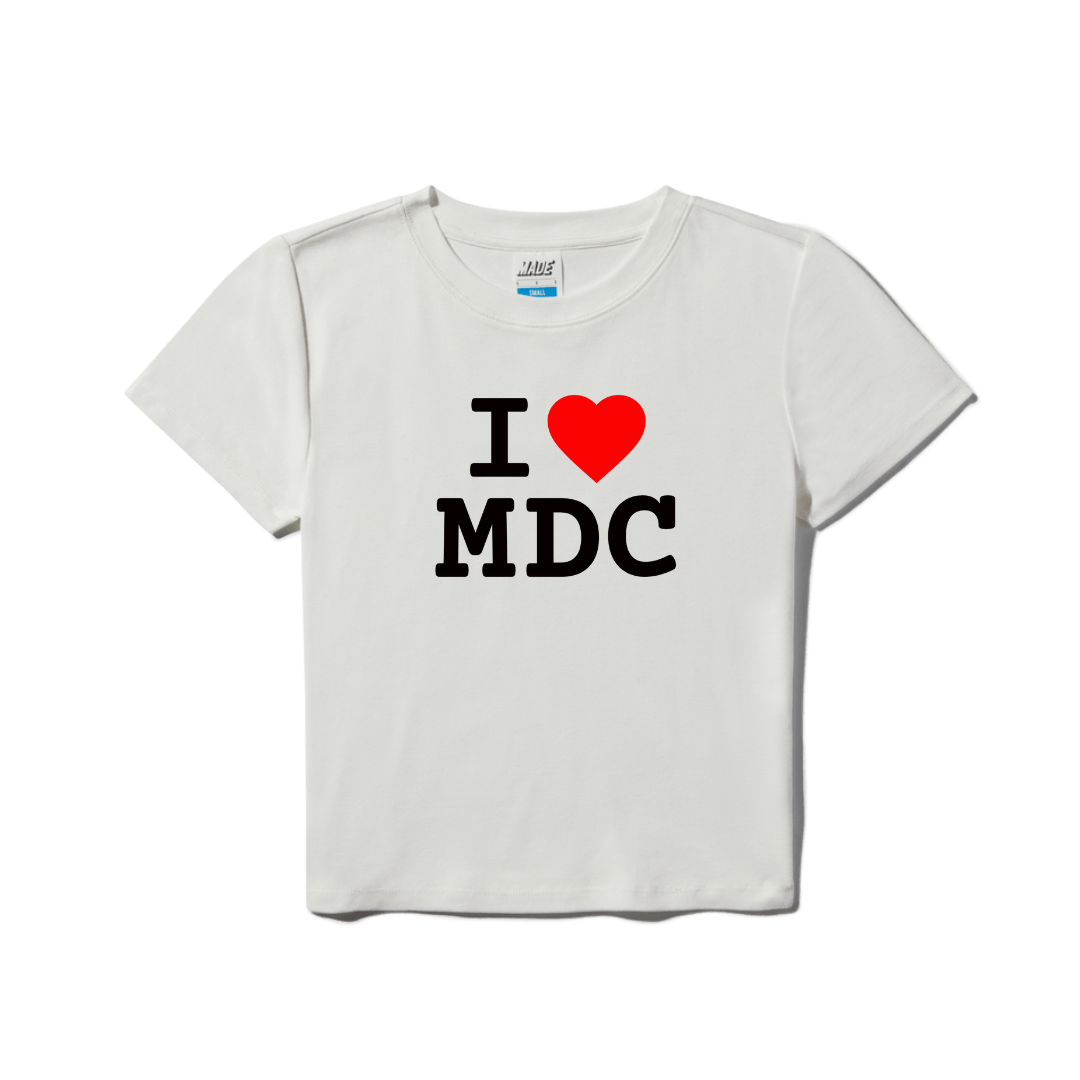 I Heart MDC Baby Tee