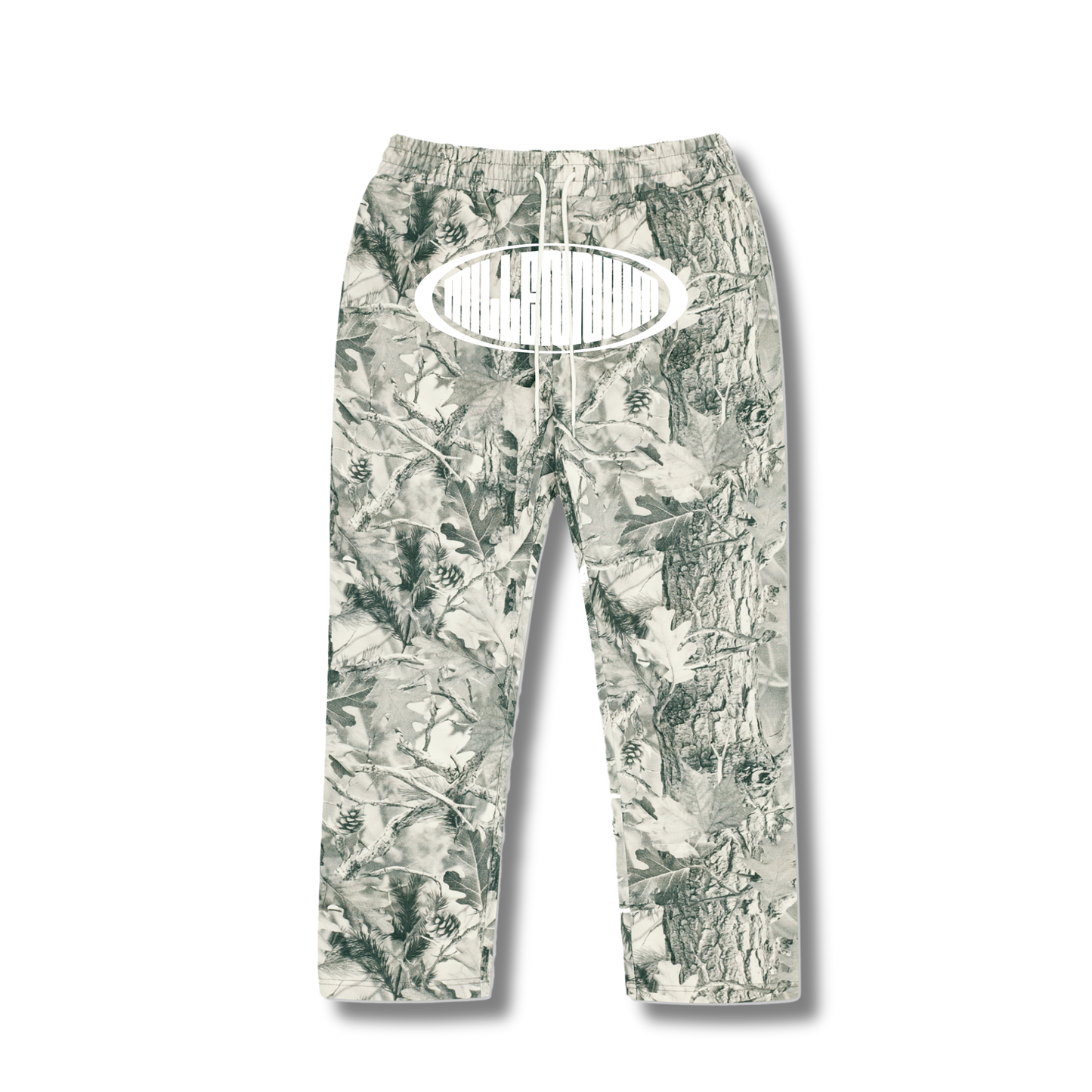 Oval Logo Sweatpants – Grey Camo