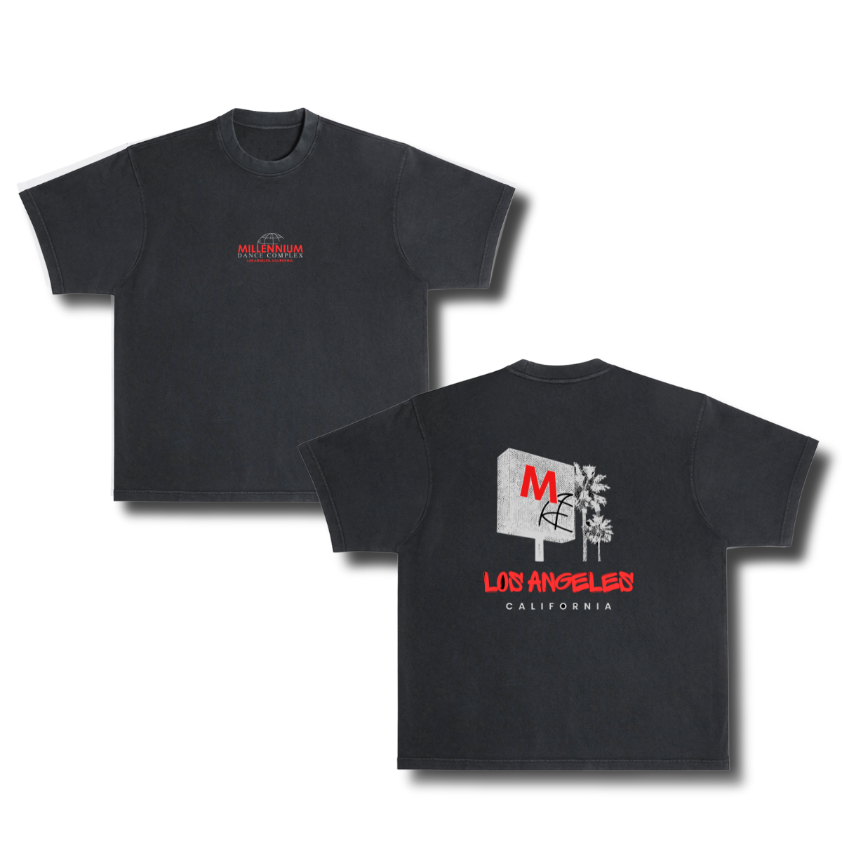 Millennium Palm Tee - (Black)