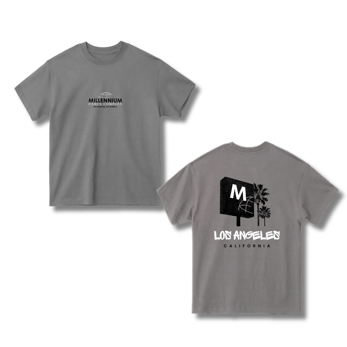 Millennium Palm Tee - (Gray)