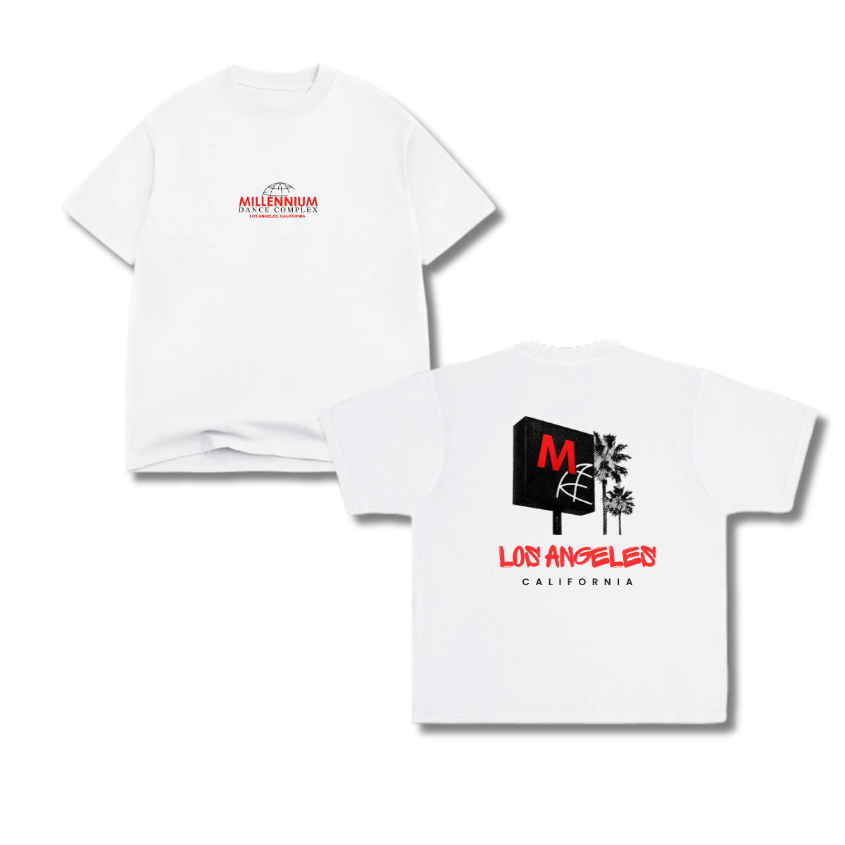 Millennium Palm Tee – (White)