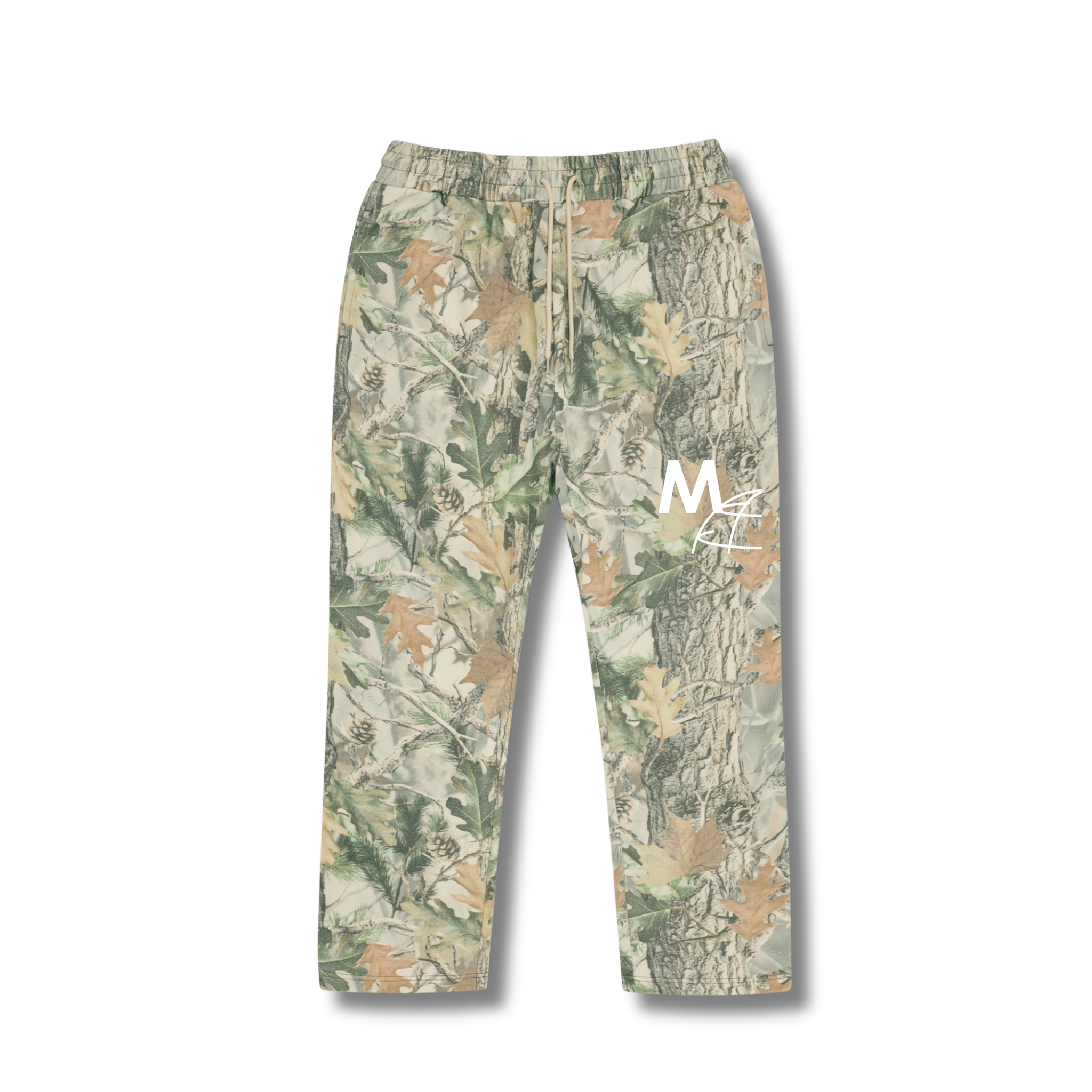 M Logo Sweatpants – Tree Camo