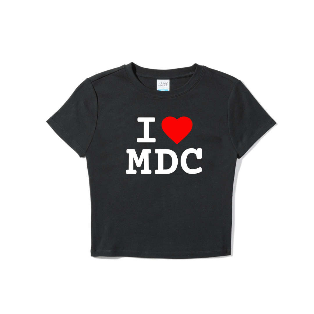 I Heart MDC Baby Tee